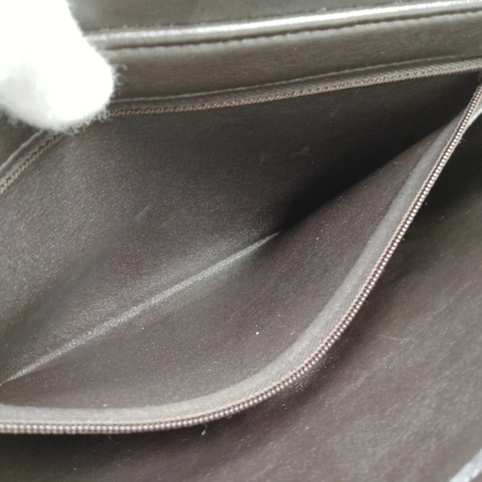 Christian Dior Paris. Vintage Brown Canvas/Leather Logo Shoulder Bag