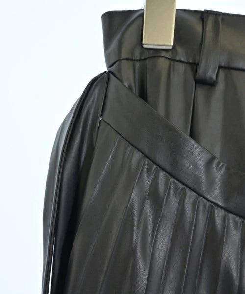 UNITED TOKYO JAPAN. Black Vegan Leather Long/Maxi Length Skirt