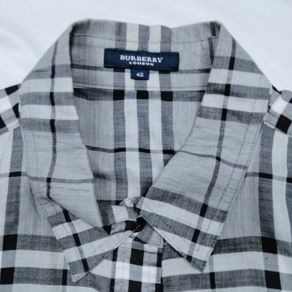 Burberry London. Cotton Plaid Belted Dress