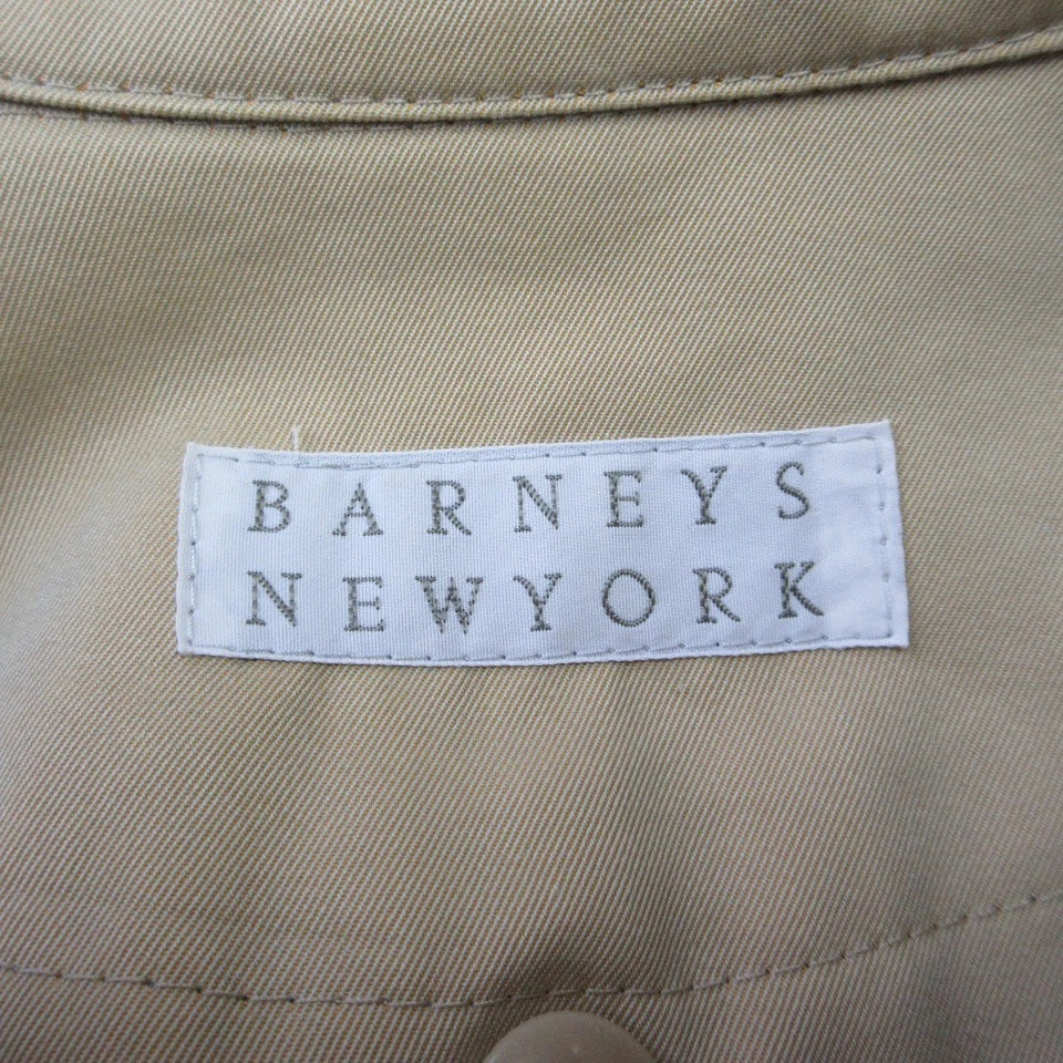 BARNEYS NEW YORK Vintage Beige Lined Trench Coat