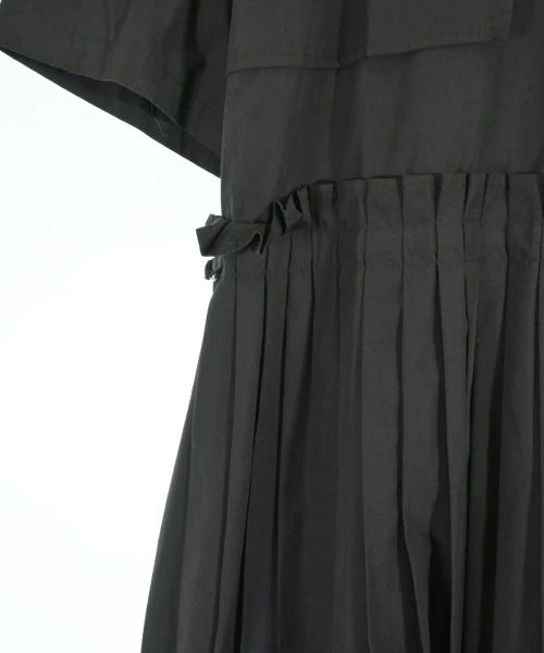 Ray Beams Japan. Black Cotton/Poly Blend Dress