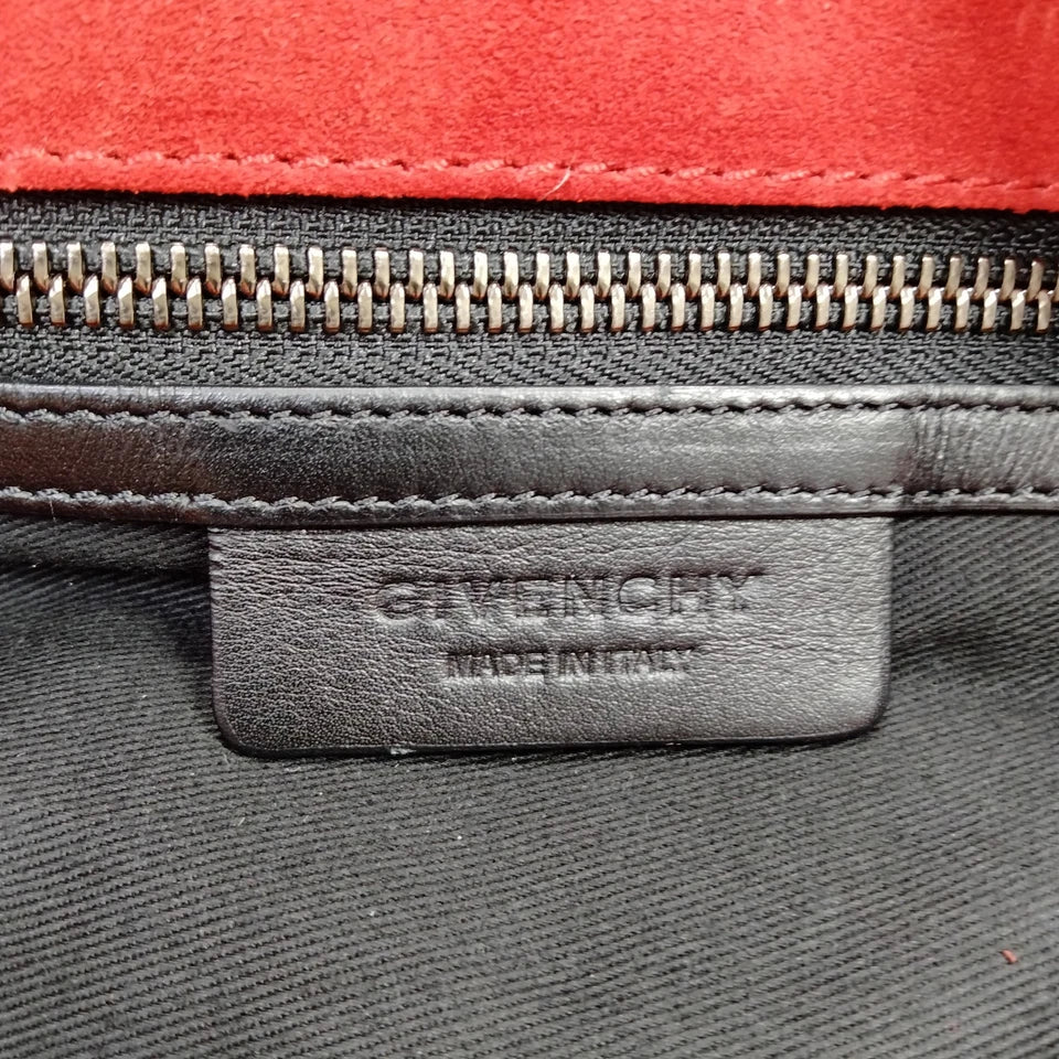 Givenchy Paris. Vintage Limited Edition Black Leather Studded Shoulderbag