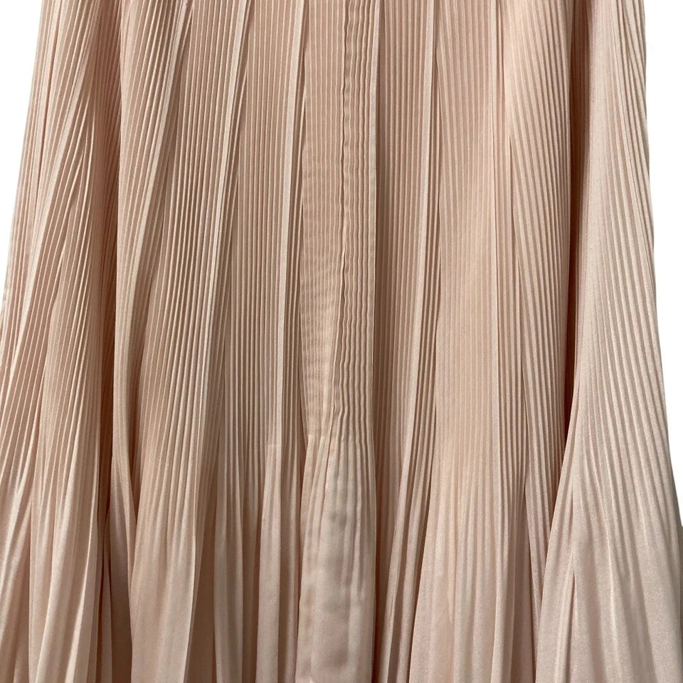 iCB JAPAN. Pleated Pinkish Color Long Skirt