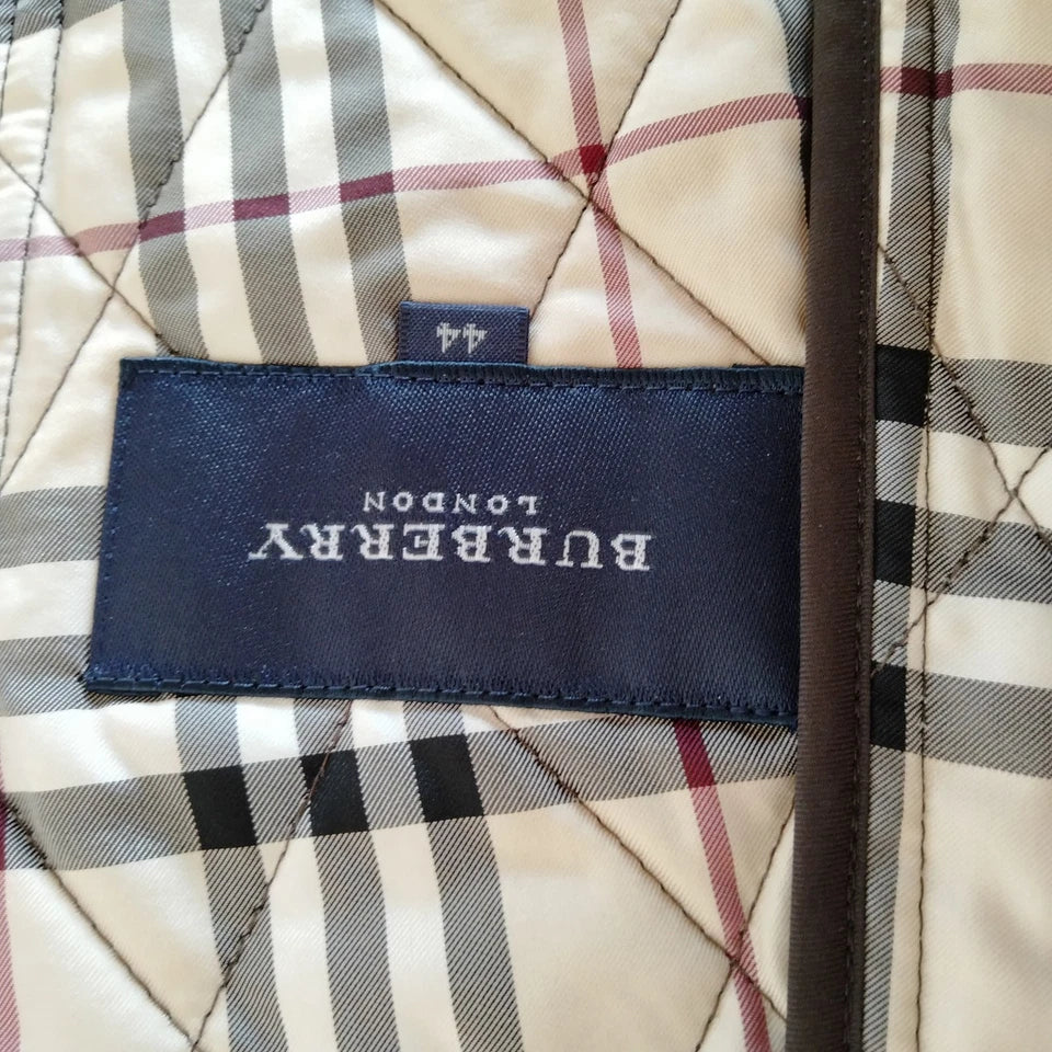 Burberry London UK. Brown Quilted Jacket