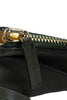 Marni Italy. Dark Green Leather Zip Detail Medium Shoulder Bag / Handbag
