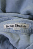ACNE Studios Sweden. Blue Chambray Collared Sleeveless Button Down Shirt