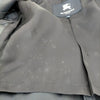 Burberry London Vintage Blue PolyTech Trench Coat