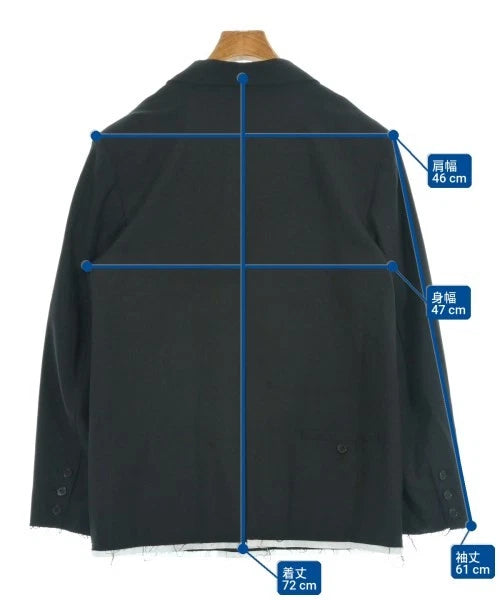 UNITED TOKYO JAPAN. Black Wool Blend Jacket