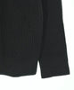 UNITED TOKYO JAPAN. Black Full Zip Ribbed Knit Cardigan