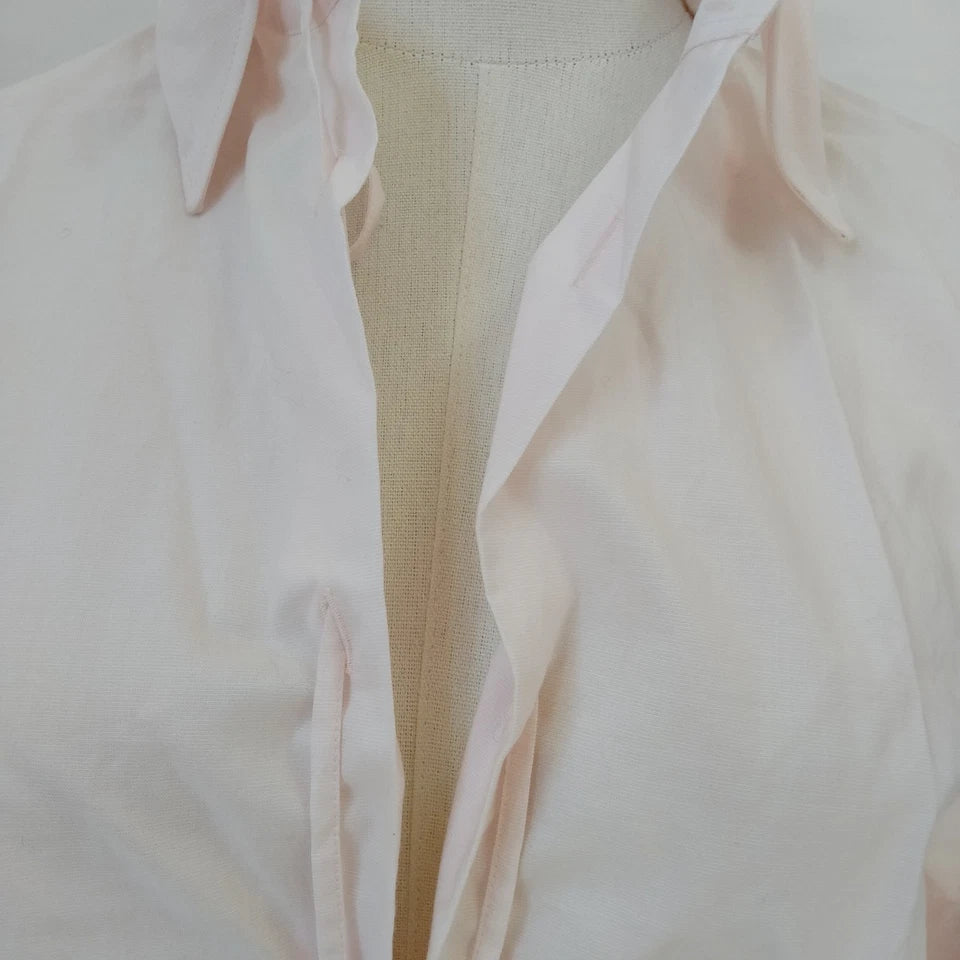Prada Italy. Light Pink Cotton Top/Blouse