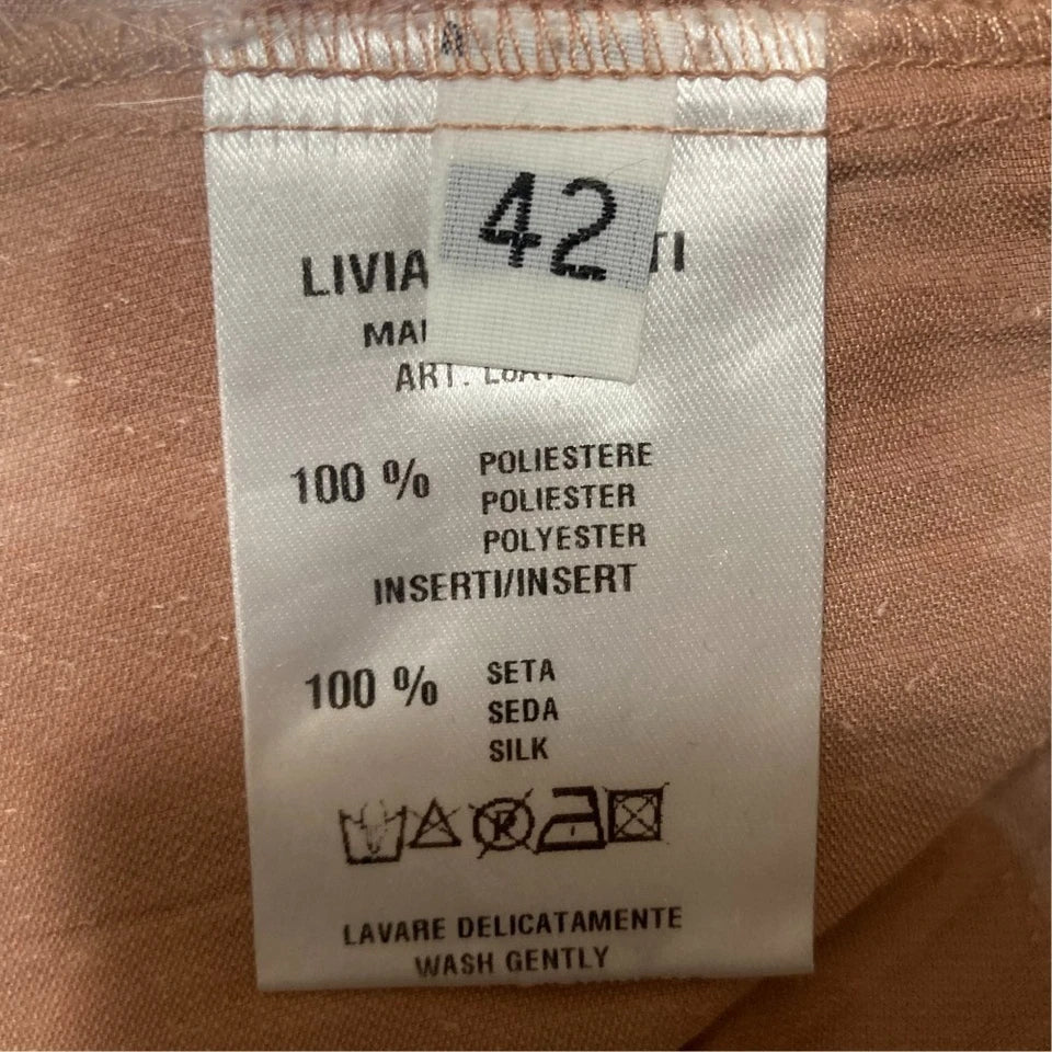LIVIANA CONTI Italy. Velvet Long Cache-Coeur Gathered Dress