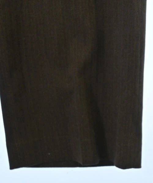 UNITED TOKYO JAPAN.  Brown Herringbone High Waisted Belted Pants