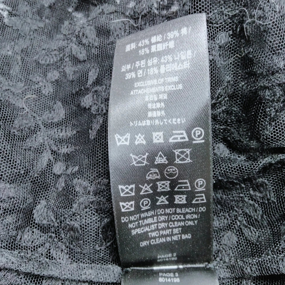 BURBERRY LONDON. Nylon Lace, Cotton Polyester Dress