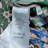 Gucci Italy Silk Floral Garden Print Blouse