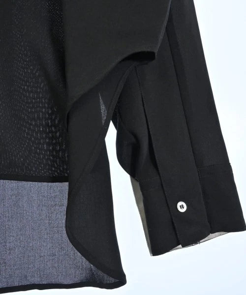 UNITED TOKYO JAPAN. Black Poly Blend Casual Shirt/Tunic