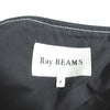 Ray BEAMS JAPAN. From 2023 Collection Black Color-Scheme Stitched Overall Dress