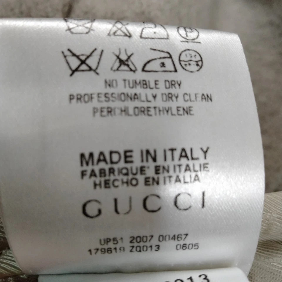 Gucci Italy. Vintage Alpaca, Wool, Leather Coat