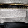 BALENCIAGA PARIS. Silver Leather Giant Handbag/Shoulderbag
