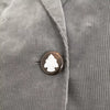 Gucci Italy. Vintage Grey Cotton, Polyurethane, Cupro Jacket