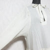 TELA graph JAPAN. Cotton/Silk Blend Off-White check dolman sleeve dress