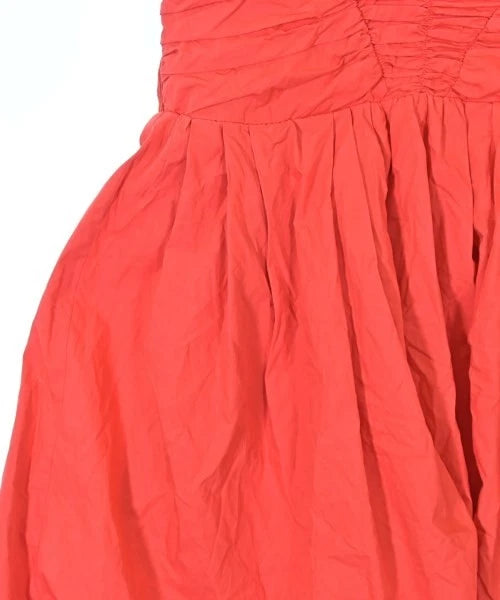 Miu Miu Italy. Red Cotton Flare Summer Dress