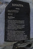 Khaite NY. Blue High Rise Button 100% Cotton Cropped Wide Leg Jeans