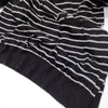 BURBERRY LONDON. Black/White Stripes Cotton Dress
