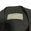 MARGARET HOWELL LONDON. 24AW Collection  Extra fine Merino Black Wool Knit Sweater