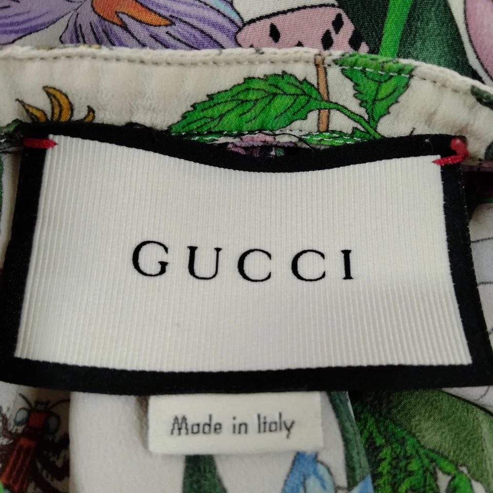 Gucci ITALY. Vintage Silk Rayon Cotton Top