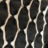 FENDI ITALY. Black, White Acetate, Polyester Blend Print Skirt