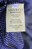 Nina Ricci Paris. Black Spotted Print V-Neck Knee Length Dress