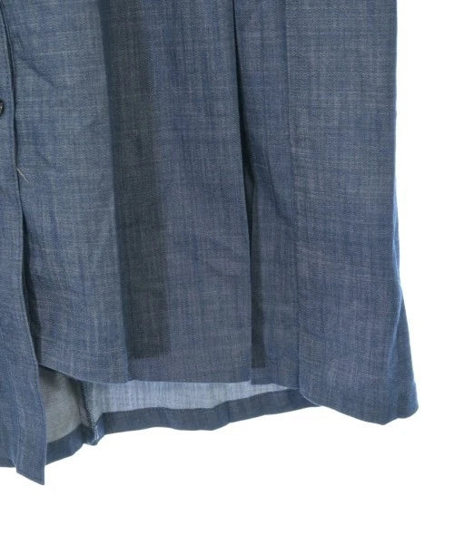 UNITED TOKYO Japan. Indigo Cotton Blend Belted Dres