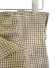 UNITED TOKYO JAPAN. Beige/Brown Checked Plaid Long/Maxi Length Skirt