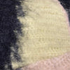 UNITED TOKYO JAPAN. Cropped Black Beige Yellow Green Oval Intarsia Knit Sweater