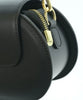 AULENTTI FLORENCE. Handmade Black Italian Leather Shoulderbag / Handbag