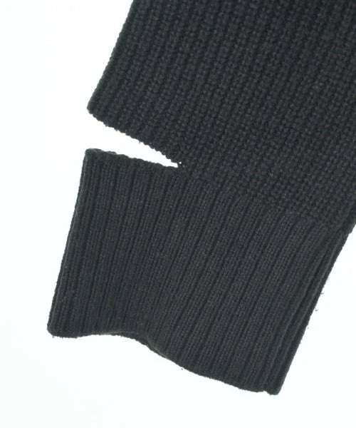 UNITED TOKYO JAPAN Black Wool Blend Cropped Sweater