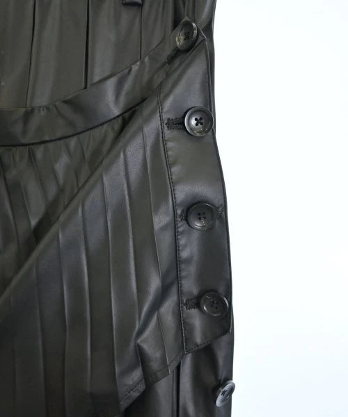 UNITED TOKYO JAPAN. Black Vegan Leather Long/Maxi Length Skirt
