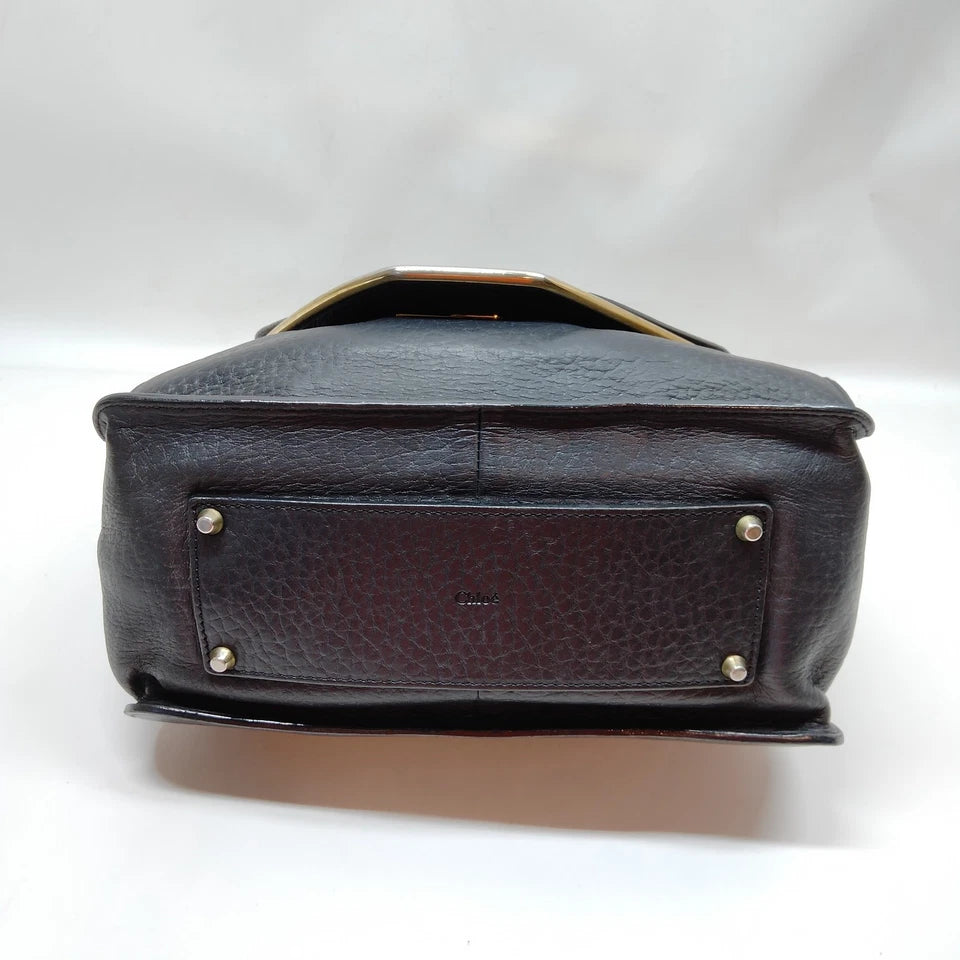 Chloe PARIS. PHOEBE PHILO Vintage Black Leather Shoulder Bag