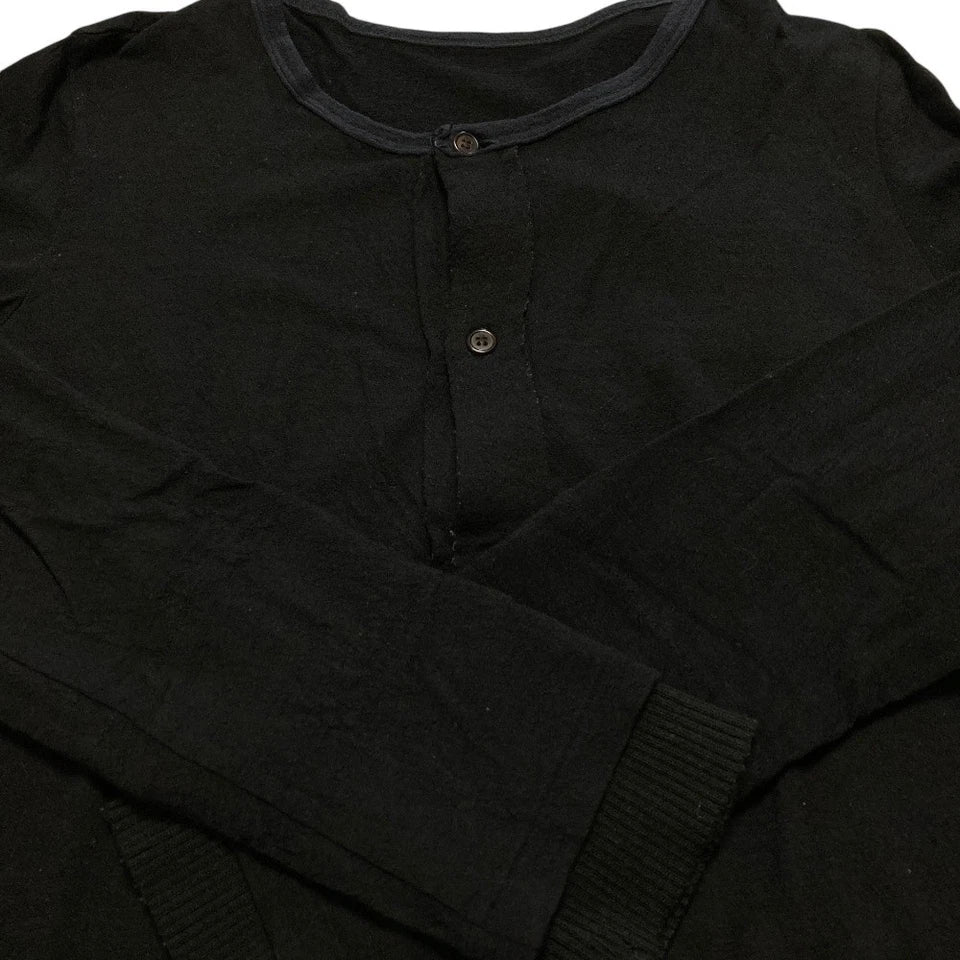Y's Yohji Yamamoto JAPAN. Black Long Knit Cardigan