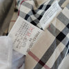 Burberry London. Gray Cotton/Cupro Coat