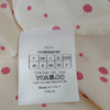CHRISTIAN DIOR PARIS. White Silk w/Red Dots Sleeveless Top