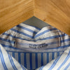 NICE CLAUP JAPAN. Cotton Striped One Piece Tiered Dress