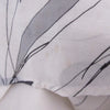 UNITED ARROWS JAPAN. White Flower Print Sheer Flare Maxi Skirt