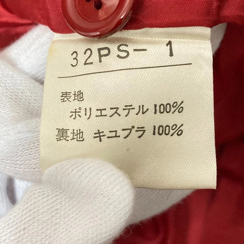 Pink House Japan. Red Dot Pleated Long Skirt