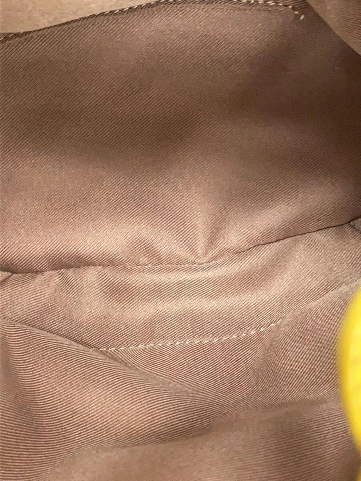 PECHINCHAR JAPAN. NEW. NWOT. Yellow Ochre Leather Shoulder Bag