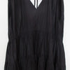Rito JAPAN. Black Sleeveless Maxi Tiered Dress