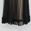 CHRISTOPHER KANE UK.T ulle Pleated Lace Black Retro Coquette Skirt