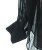 RAY BEAMS JAPAN. Black Semi-Sheer Casual Shirt