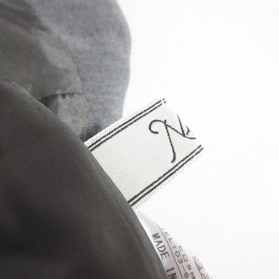 Noela Japan. Gray Volume Flare Belted Cami Slip Dress