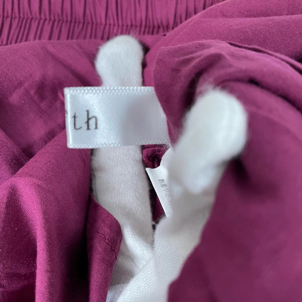 FITH JAPAN. Dark Burgundy Cotton Long/Maxi Skirt